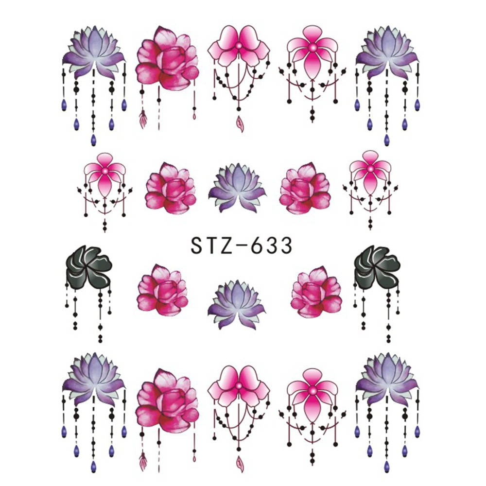 Nail Stickers with Flowers