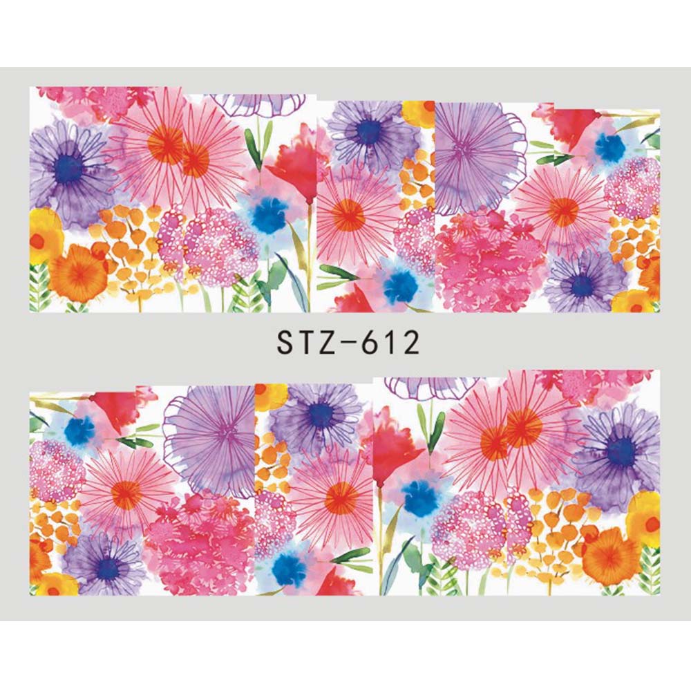 Nail Stickers with Flowers