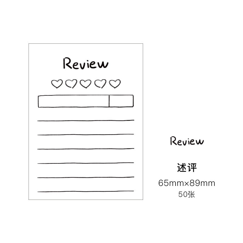 Cute Styles Sticky Memo Pad
