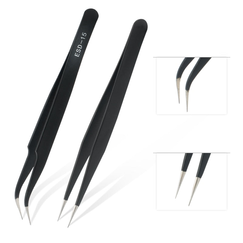 Tweezers Colorful Stainless Steel