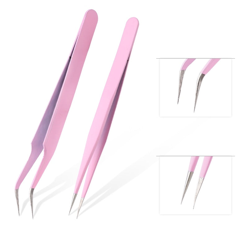 Tweezers Colorful Stainless Steel