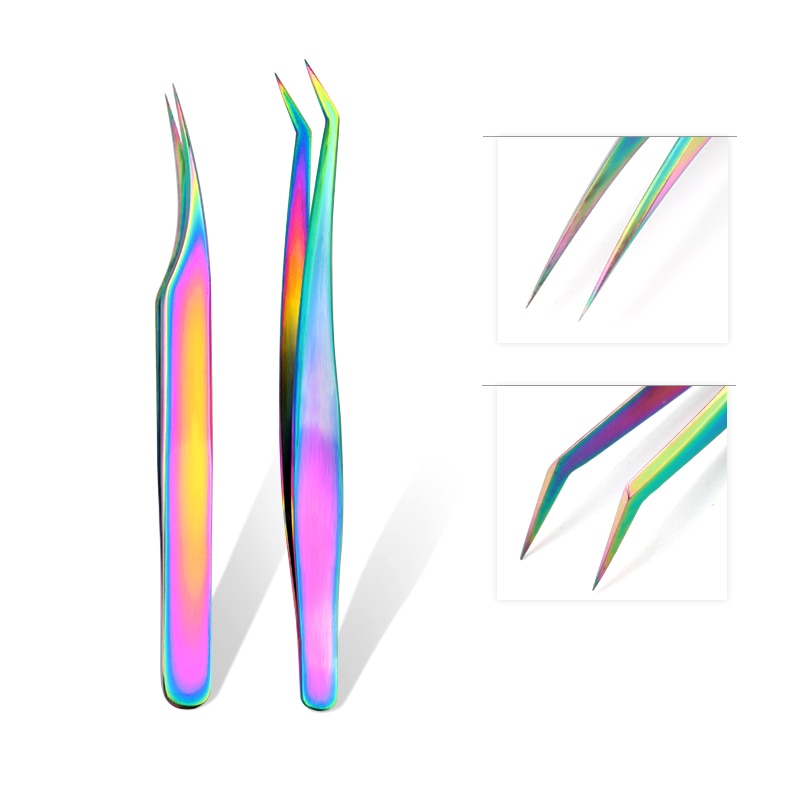 Tweezers Colorful Stainless Steel