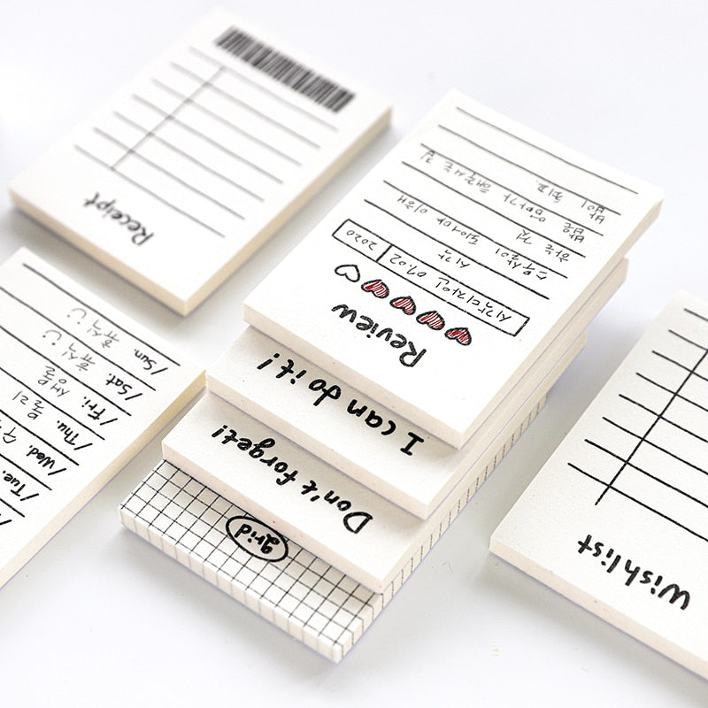 Cute Styles Sticky Memo Pad